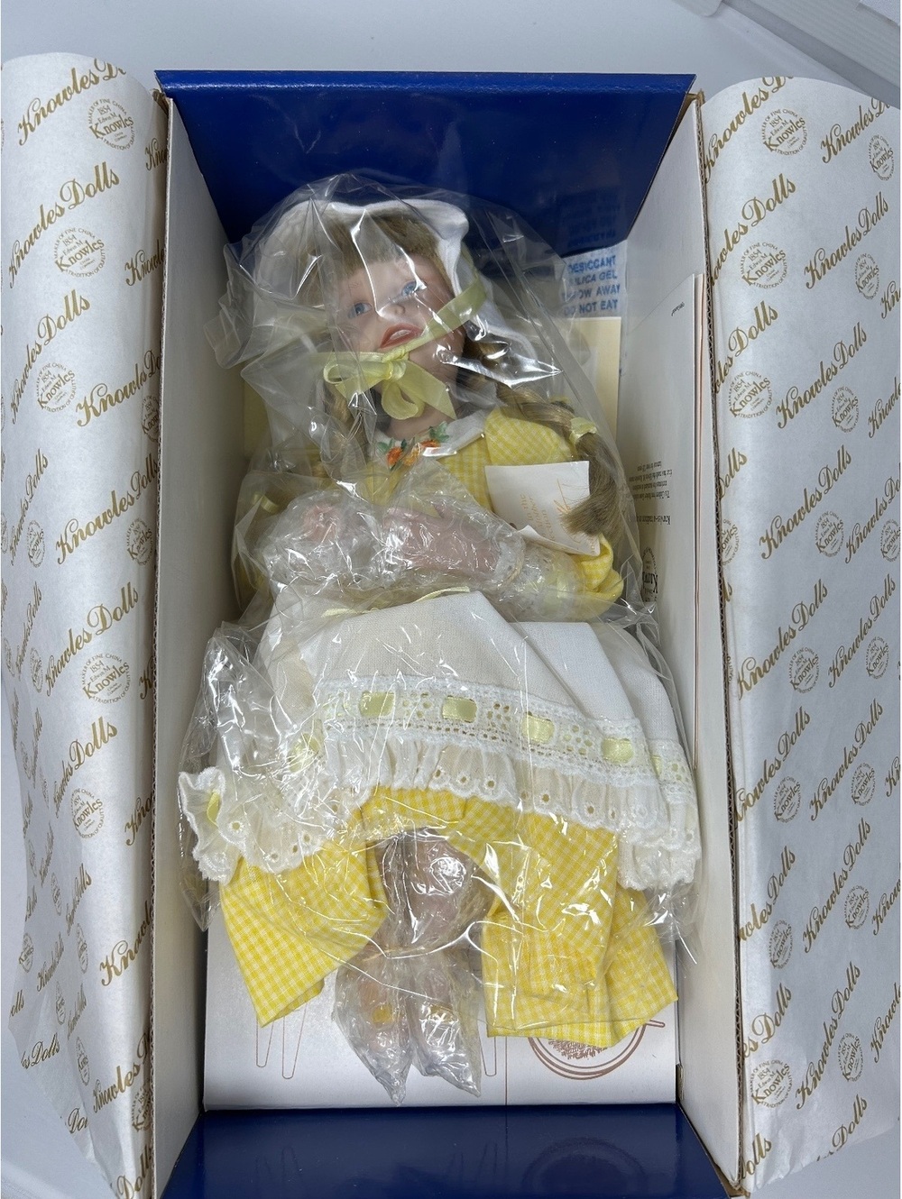 Little Miss Muffet Children From Mother Goose Collection Knowles Doll 1989